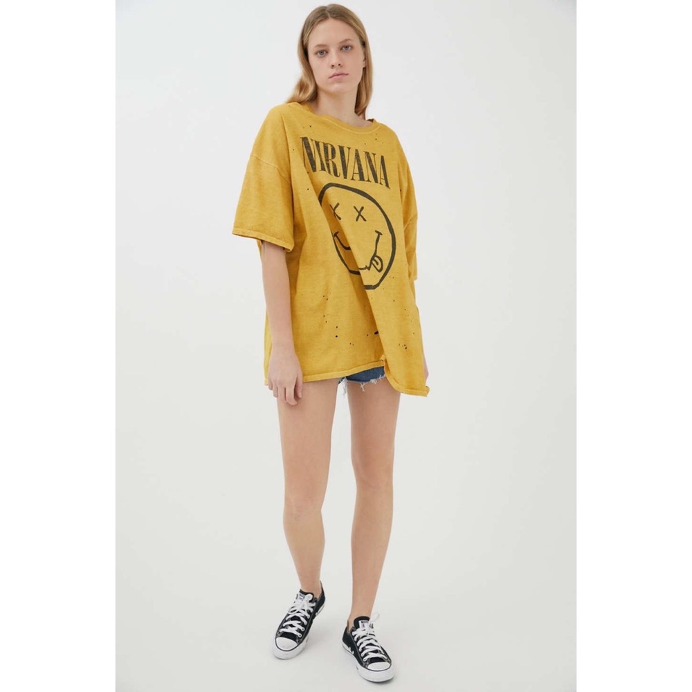 UO Oversized Nirvana T-Shirt Dress